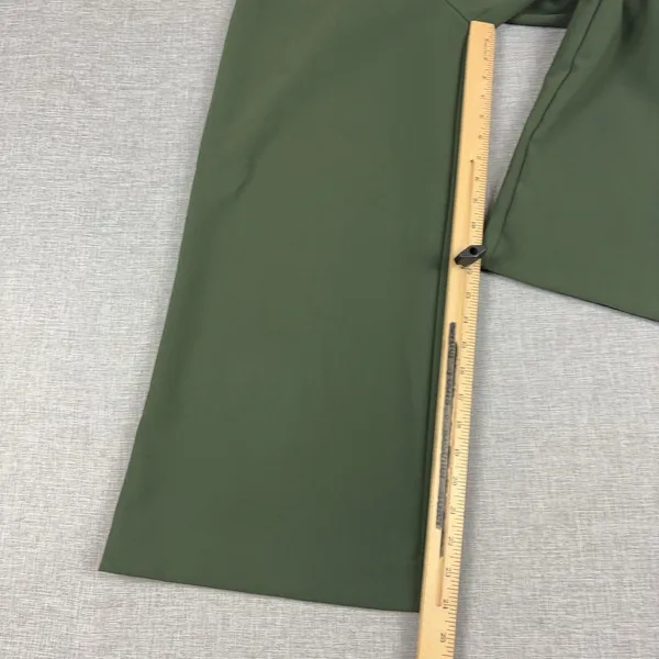 Joie Womens Size 2 Olive Green Wide Leg Crepe High Rise Dress Pants Trousers - Image 5