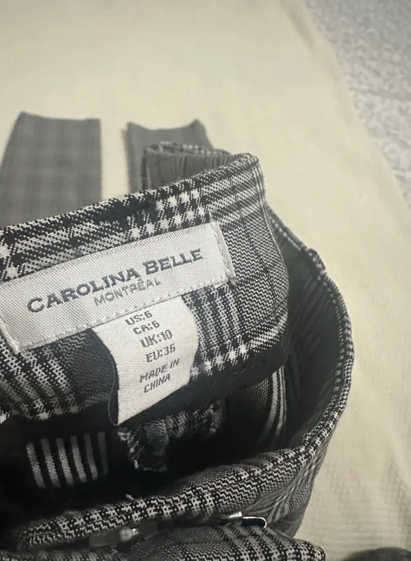 Carolina belle plaid trouser pants  - Image 2