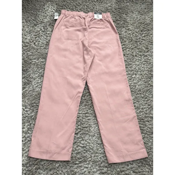 GAP 90s Loose Women’s High Rise Wide Leg Trousers Pink Size S Coastal Boho NWT - Image 3