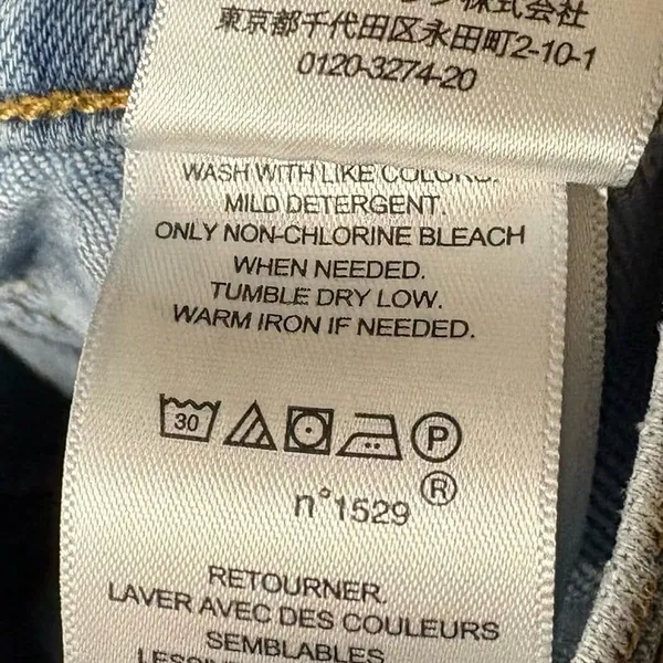 Polo Ralph Lauren Multi Button Skinny Jeans‎ Size 26 - Image 9