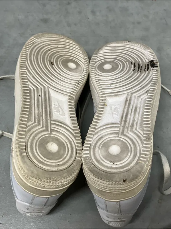 White leather Nike Air Force 1s - Image 7