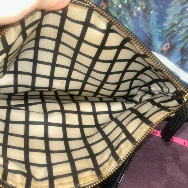 Vintage Kate Spade Colorblock Pebbled Leather Crossbody/Clutch Bag - Image 12