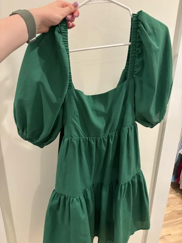 Green mini dress - Image 3