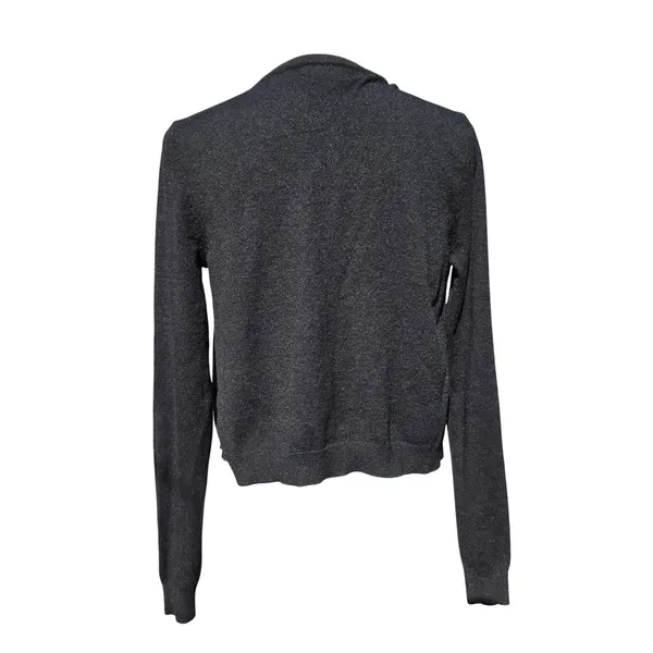 Wild Fable Womens Black Cropped Cardigan Sweater Size M - Image 3