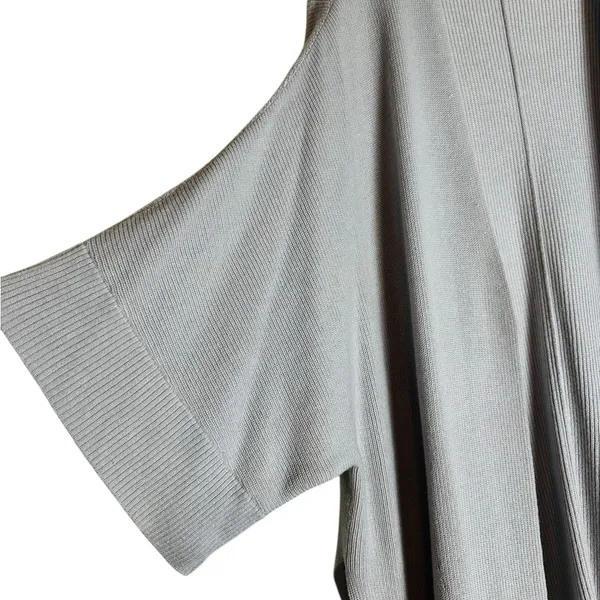 Jigsaw Womens Large Knitted Draped Cape Quiet Luxury Minimalist Effortless - Image 3