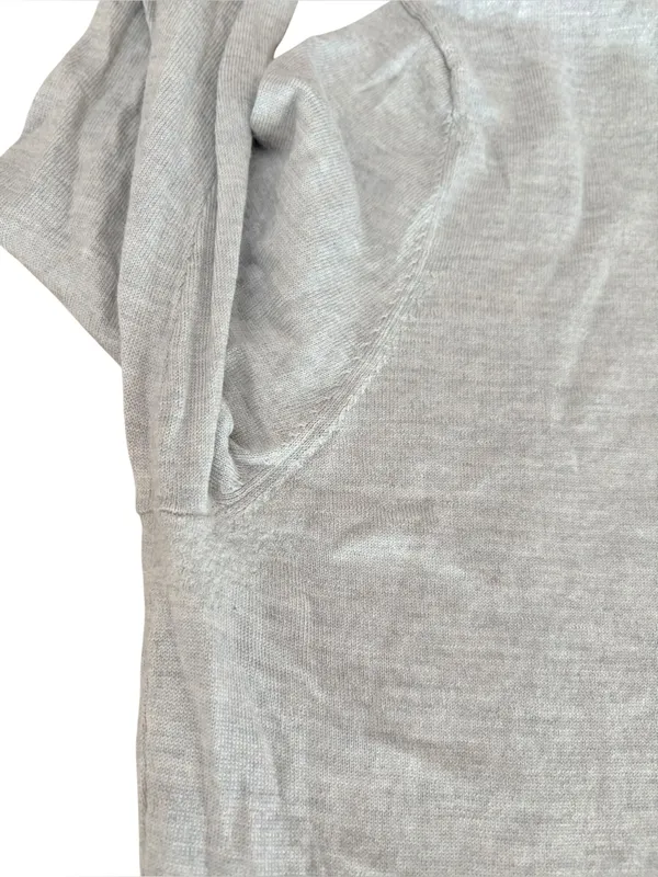 Charter Club Luxury Lightweight Merino Wool Turtleneck Sweater Womens XL Gray - Image 3