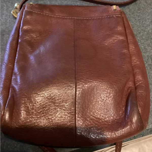 HOBO Rich Brown Leather Crossbody Bag - Image 2