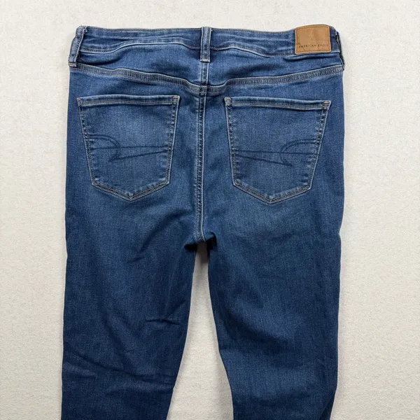 American Eagle Outfitters Jegging Skinny Jeans Women’s Size 10 Medium Wash - Image 2