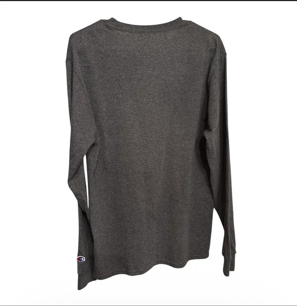 Champion North Carolina Tar Heels Long Sleeve Shirt - Charcoal - Image 3