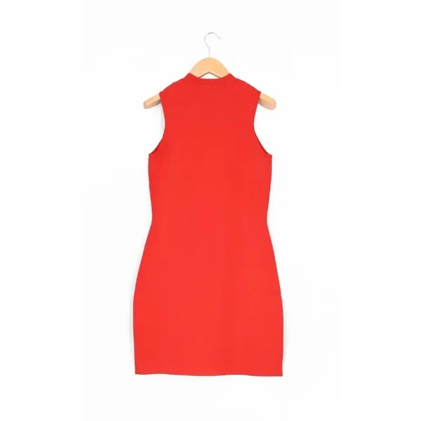 Victoria Beckham VB Body Fitted Red‎ Bodycon Mini Dress Size 0 - Image 9