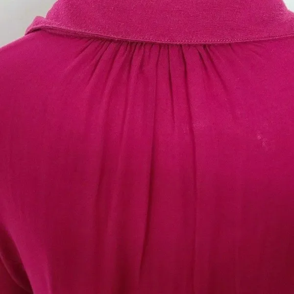 Anthropologie Postage Stamp 9-HI5 STCTop‎ Maroon XS - Image 3