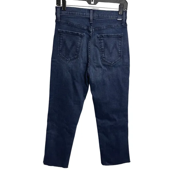 Mother The Tripper Ankle Jeans Catch Me If You Can Dark Wash Button Fly 28 *Crop - Image 2