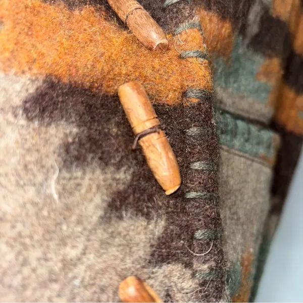 At Last & Co. Vintage Wool/Cotton Blend Vest - Image 3