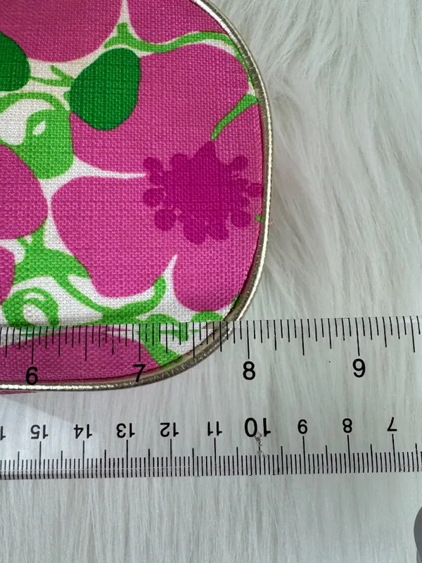 Lilly Pulitzer for Estée Lauder Floral Cosmetic Case Zip Travel Toiletry Bag - Image 7