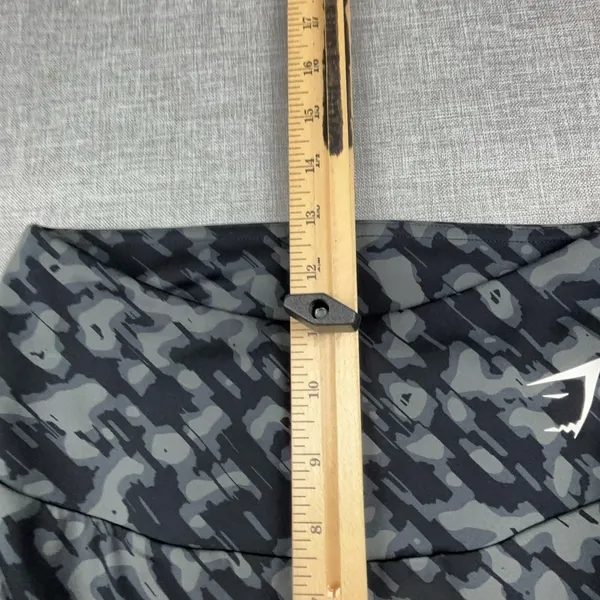 Gymshark Leggings Womens Small Black Camo Ankle Skinny Yoga Running Gym Pants - Image 4