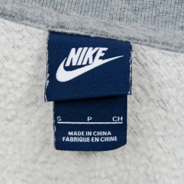 Vintage Y2K Nike Embroidered Swoosh Gray Sweatshirt - Image 5