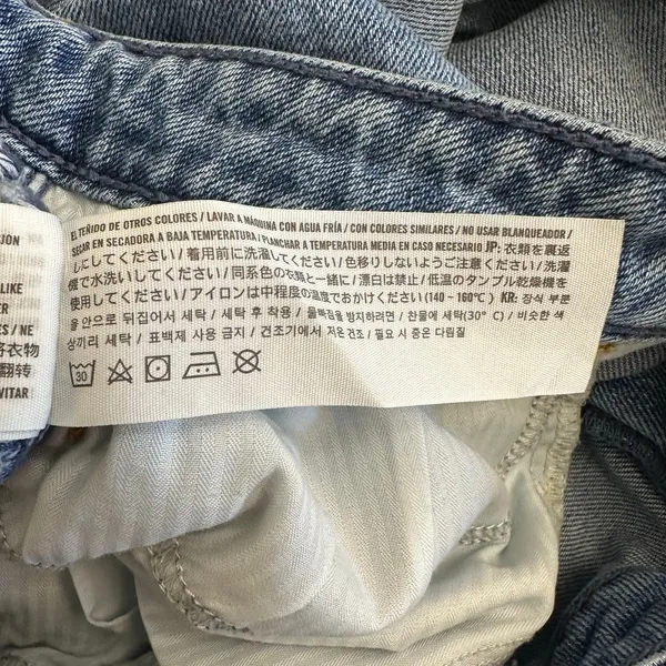 Hollister Curvy Ultra High Rise Dad Jeans 13R W31 L31 Distressed Straight‎ Leg - Image 12