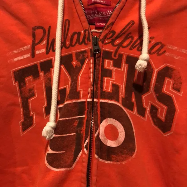 Philadelphia Flyers Mitchell and Ness Women’s Hoodie - Image 2