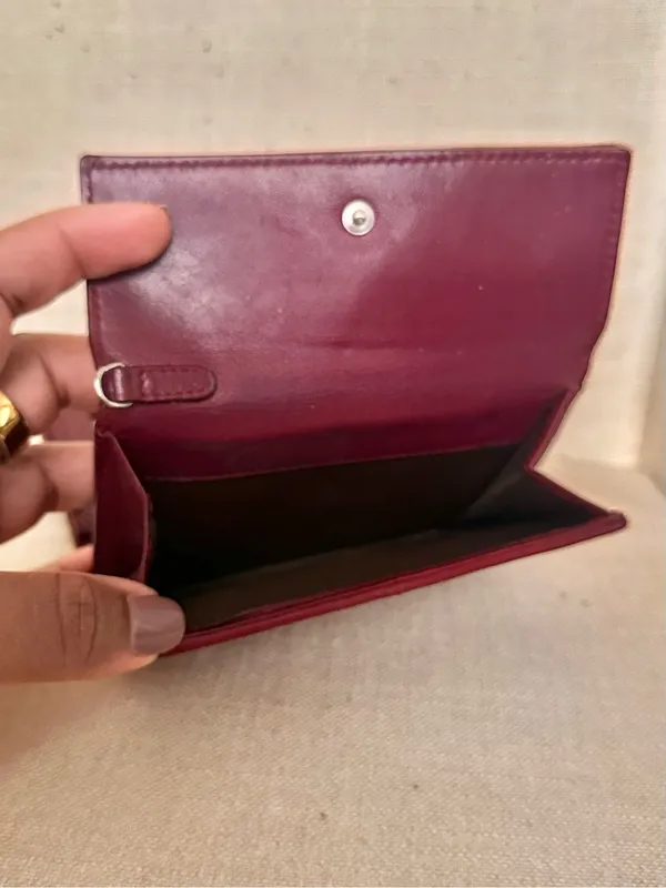 Christian Dior Lady Dior Leather Compact Wallet - Image 5