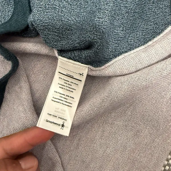 SMARTWOOL WOMENS SWEATER SIZE S BLUE TWILIGHT - Image 5