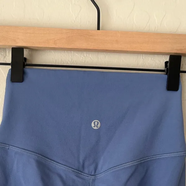 Lululemon high rise align shorts water drop blue 2 - Image 5