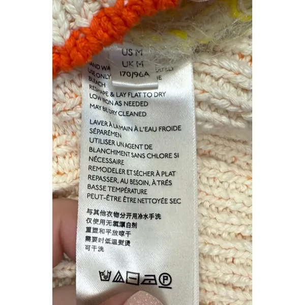 Free People Sunbrite Mock Neck Sweater Cropped‎ Baggy Size XSmall - Image 6