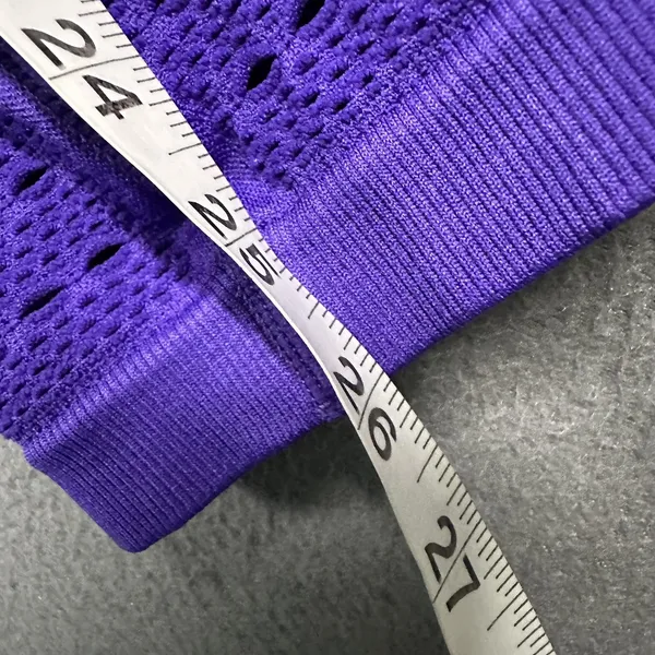 Gymshark Leggings Womens Medium Purple High Rise Seamless Ventilated Ankle - Image 11