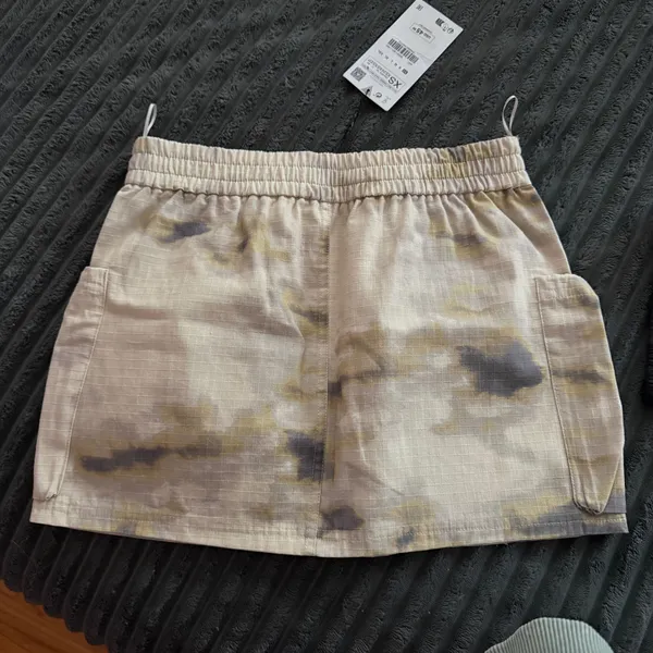 ZARA Tie-Dye Cargo Mini Skirt - Image 6