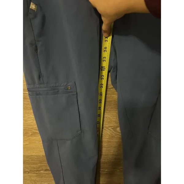 FIGS Women Technical Collection Scrub Blue Pants Size Small Pockets Medical - Image 8