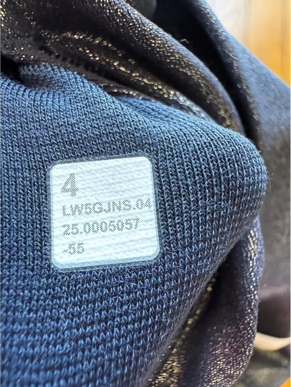 Lululemon Size 4 Align HR 25" Shimmer, Luxe Shine Foil True Navy/Silver NWT - Image 8