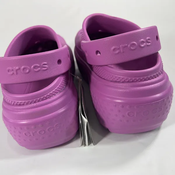 Crocs Stomp Clog Women's 10 Mens 8‎ Orchid Purple Platform Sandals Chunky NEW - Image 7