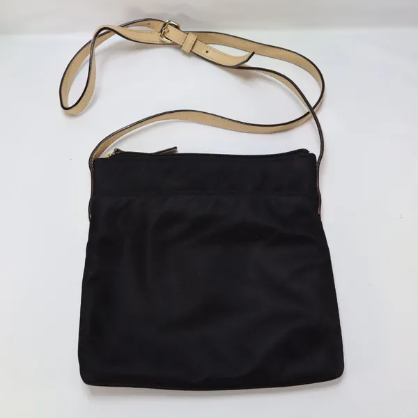 Kate Spade New York‎ Kennedy Park Tess Crossbody Bag Purse Black Nylon Leather - Image 6