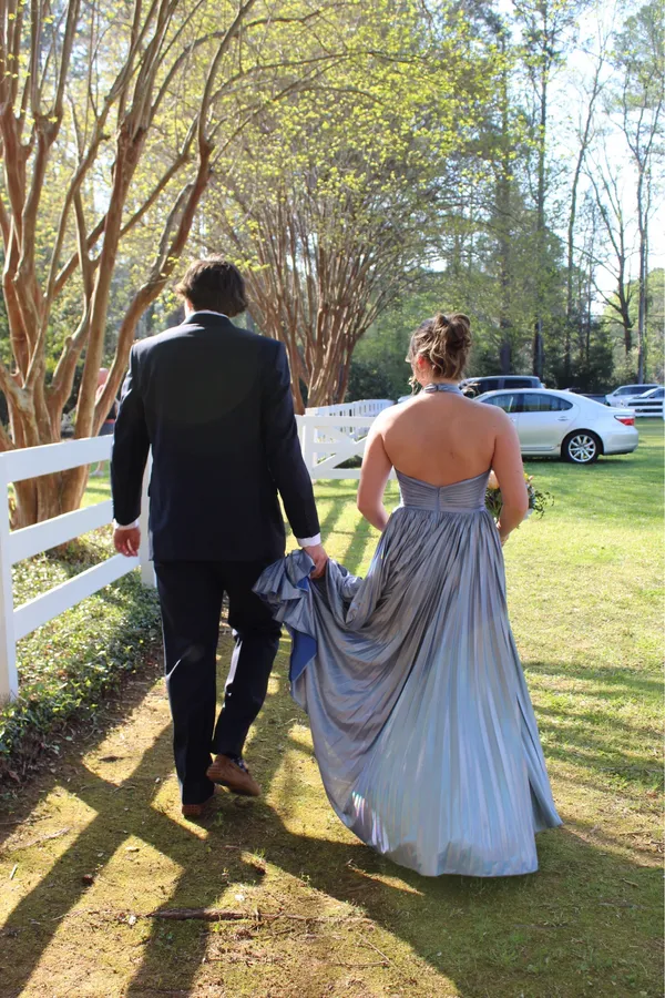 Sherri Hill Prom Dress Blue Light - Image 2