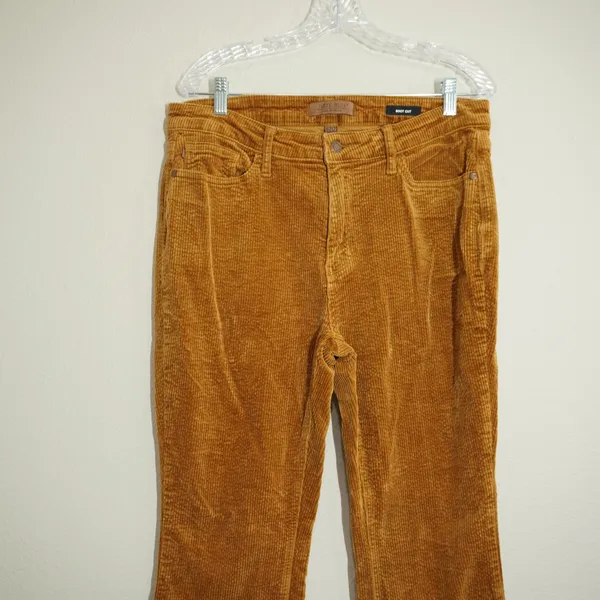 Judy Blue 15/32 Corduroy Pants Brown Mustard Yellow Excellent Bootcut Trousers - Image 2