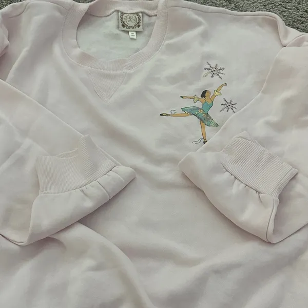 Truself Women's Pink Holiday Graphic Sweater - Image 11