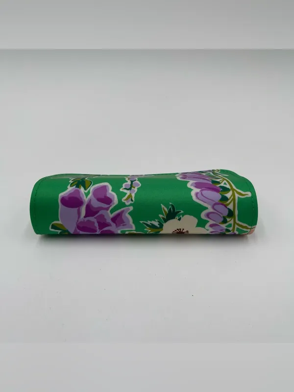 Vera Bradley Eyeglass Case Foxglove Fields Green Pattern Reading Sunglasses - Image 2