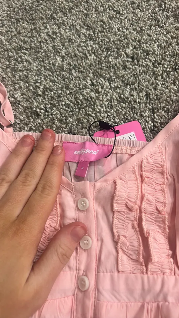 Edikted Halsey Ruffle Tank Top - Image 2