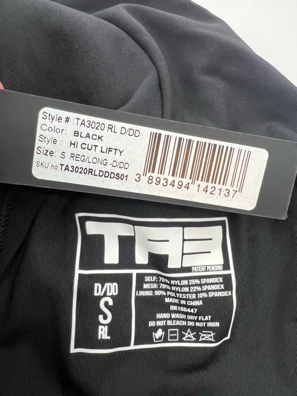 NWT TA3 hi cut Lifty black‎ sz S D/DD - Image 4