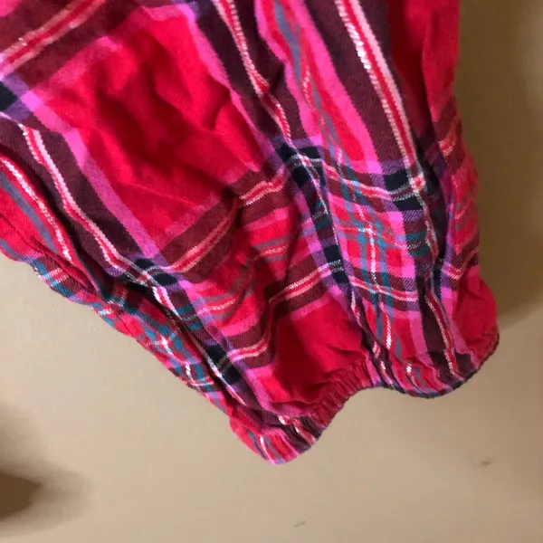 Victoria’s Secret Plaid Tartan Jogger Pajama Pants Red Pink Size Small‎ - Image 4
