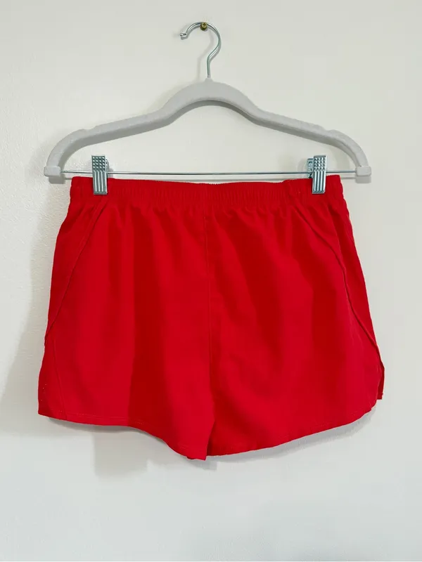 Nike Women’s Dri Fit Athletic Shorts Size Small Red Running - Image 6
