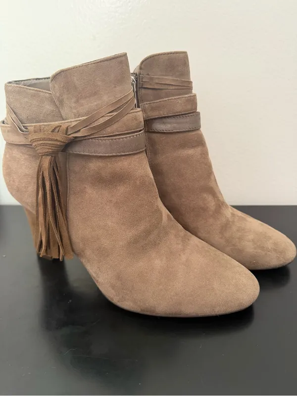 Lauren Ralph Lauren Belcia brown ankle booties - Image 8