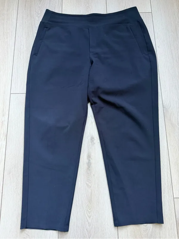 Athleta ENDLESS HIGH RISE PANT Straight Leg Black Size 16 - Image 9