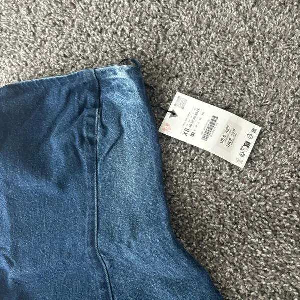 Zara Denim Corset - Image 2