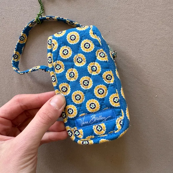 Y2K Era Vera Bradley Riviera Blue Cell Phone case - Image 2
