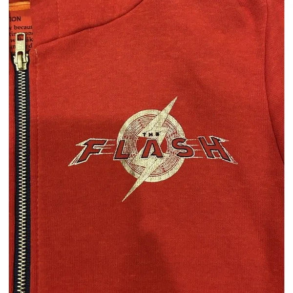 Rare Aviator Nation x ComicCon The Flash Zip Up Hoodie Size Medium - Image 3