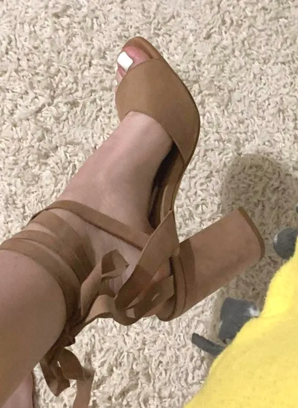 Steve Madden Kenny Camel Tie Up Sandals 7.5 - Image 2