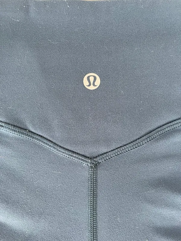 Lululemon High-rise Blue LeggingsIr With Hidden Back Pocket - Size 4 - Image 9