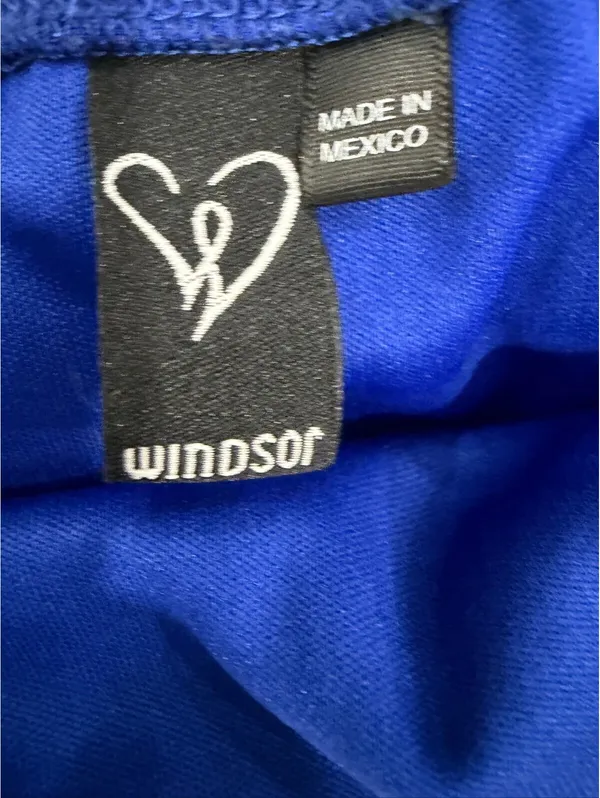 Blue Glittery Windsor Mini Club Going Out Dress - Image 7