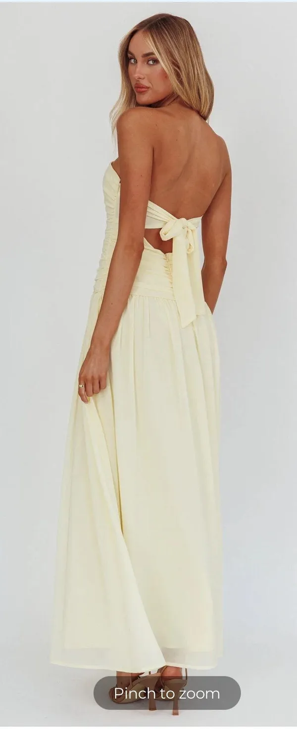 Maxi Yellow Dress - Image 2