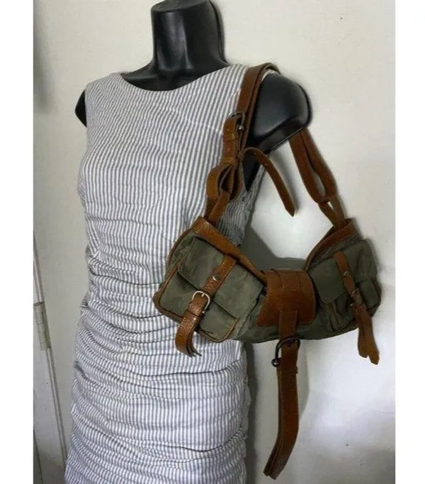 burberry gray brown shoulder bag - Image 9